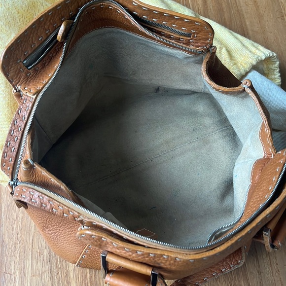 FENDI LEATHER HOBO BAG - Picture 2 of 10